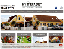 Tablet Screenshot of hyttefadet-skagen.dk